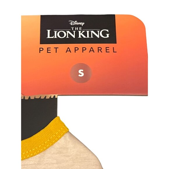 Disney Lion King Hakuna Matata Pet Dog Graphic T-Shirt Shirt Size Small NW - Picture 3 of 5